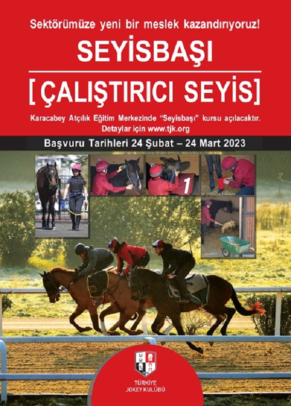 Türkiye Jokey Kulübü Karacabey Atçılık Eğitim Merkezinde İş Garantili  “SEYİSBAŞI (ÇALIŞTIRICI SEYİS)” Eğitimi 